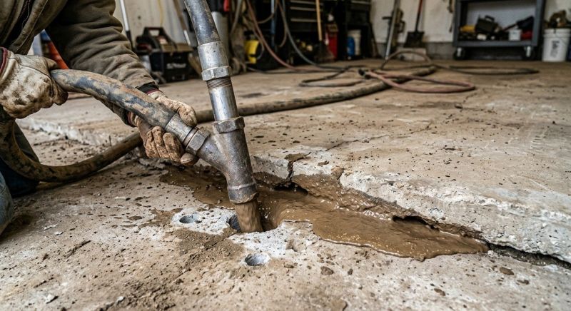Concrete Floor Lifting in West Des Moines, IA