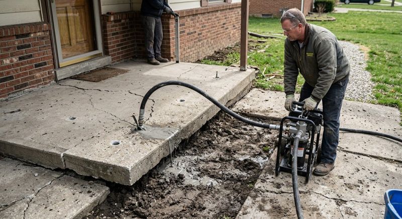Concrete Slab Jacking in Denver, CO