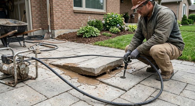 Patio Raising in San Antonio, TX